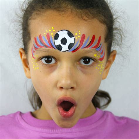 face paint football ideas|brunette game day face paint.